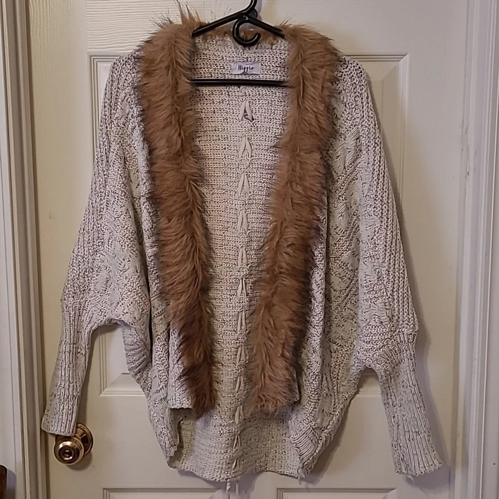 NWOT Open Front Cardigan Sweater - Picture 4 of 16